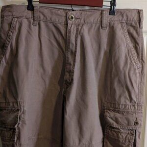 Levi Strauss Mens Size 40 Beige Khaki Cargo Shorts